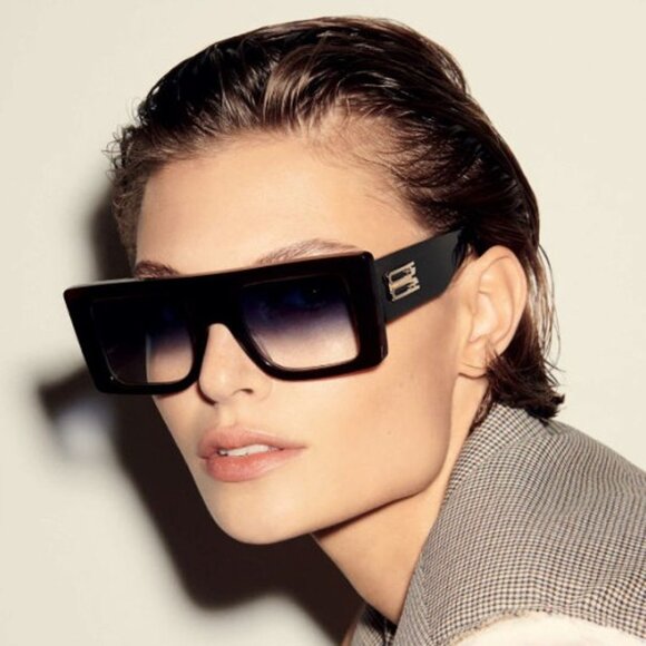 Victoria Beckham VB677S 001 Square Sunglasses – Black/Grey - Picture 10 of 13